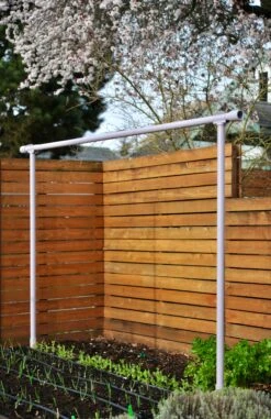 Freyr Trellis By Seattle Urban Farm Company -Rain Tree Nursery lavender